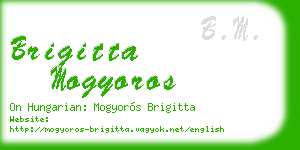 brigitta mogyoros business card