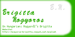 brigitta mogyoros business card